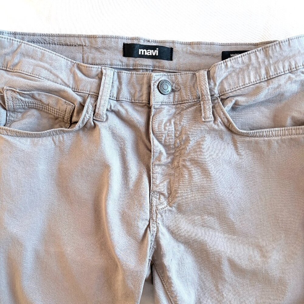 Mavi grey pants 32X30 slim straight leg stretch cotton - Picture 5 of 10